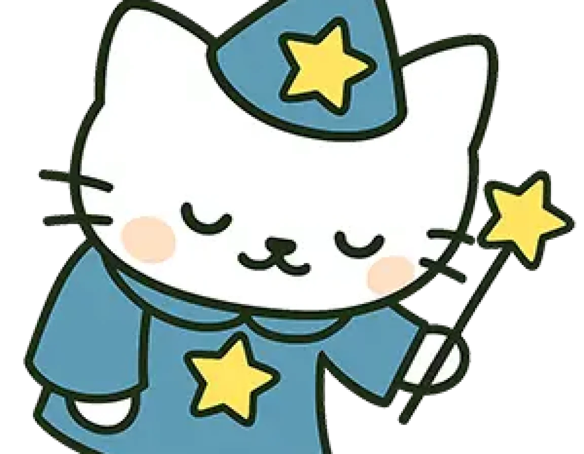 お辞儀猫