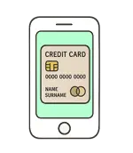 スマホとクレジットカード