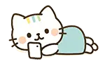 寝そべり猫